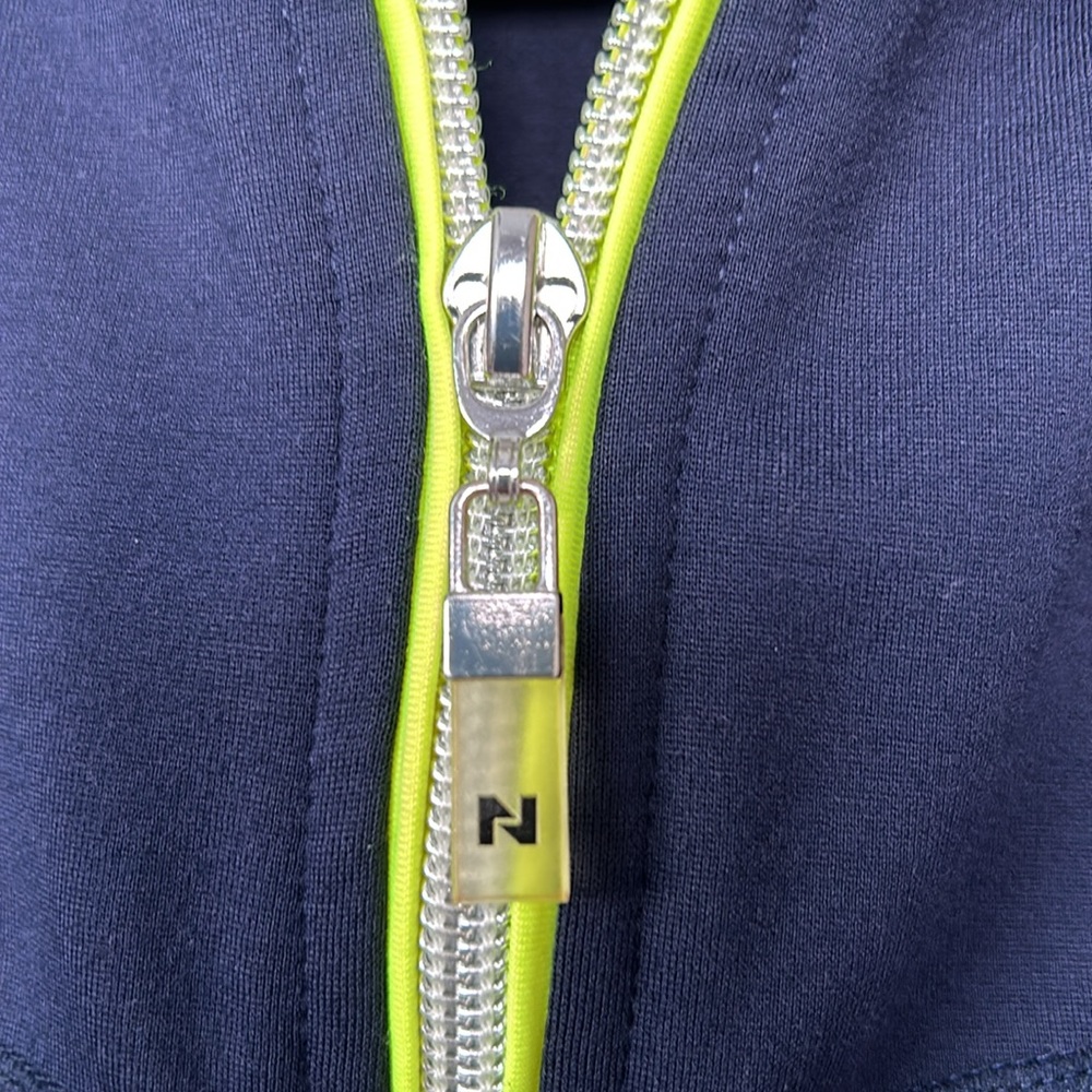 NYGARD Fitted Stretch Zip Up Jacket Navy Blue SzM - Picture 6 of 11